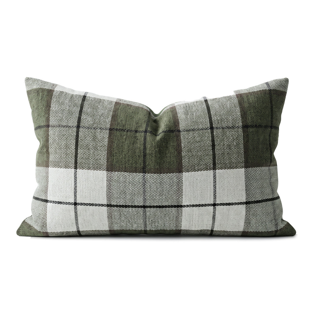 Decorative cushion made of artificial leather with modern design