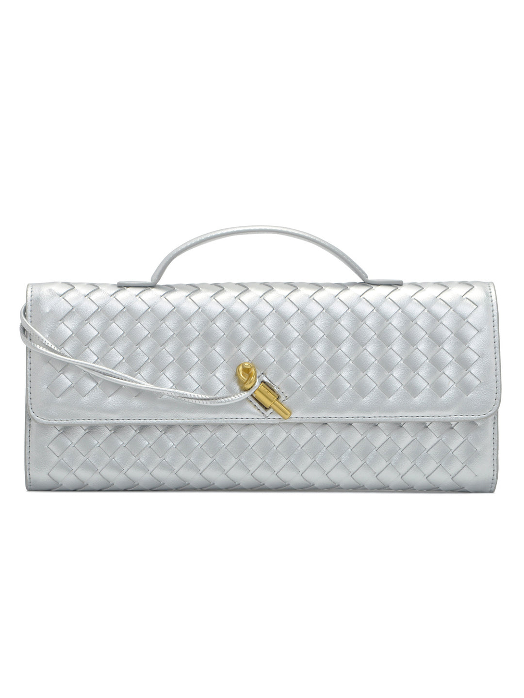 Woven Leather Clutch Stornfield