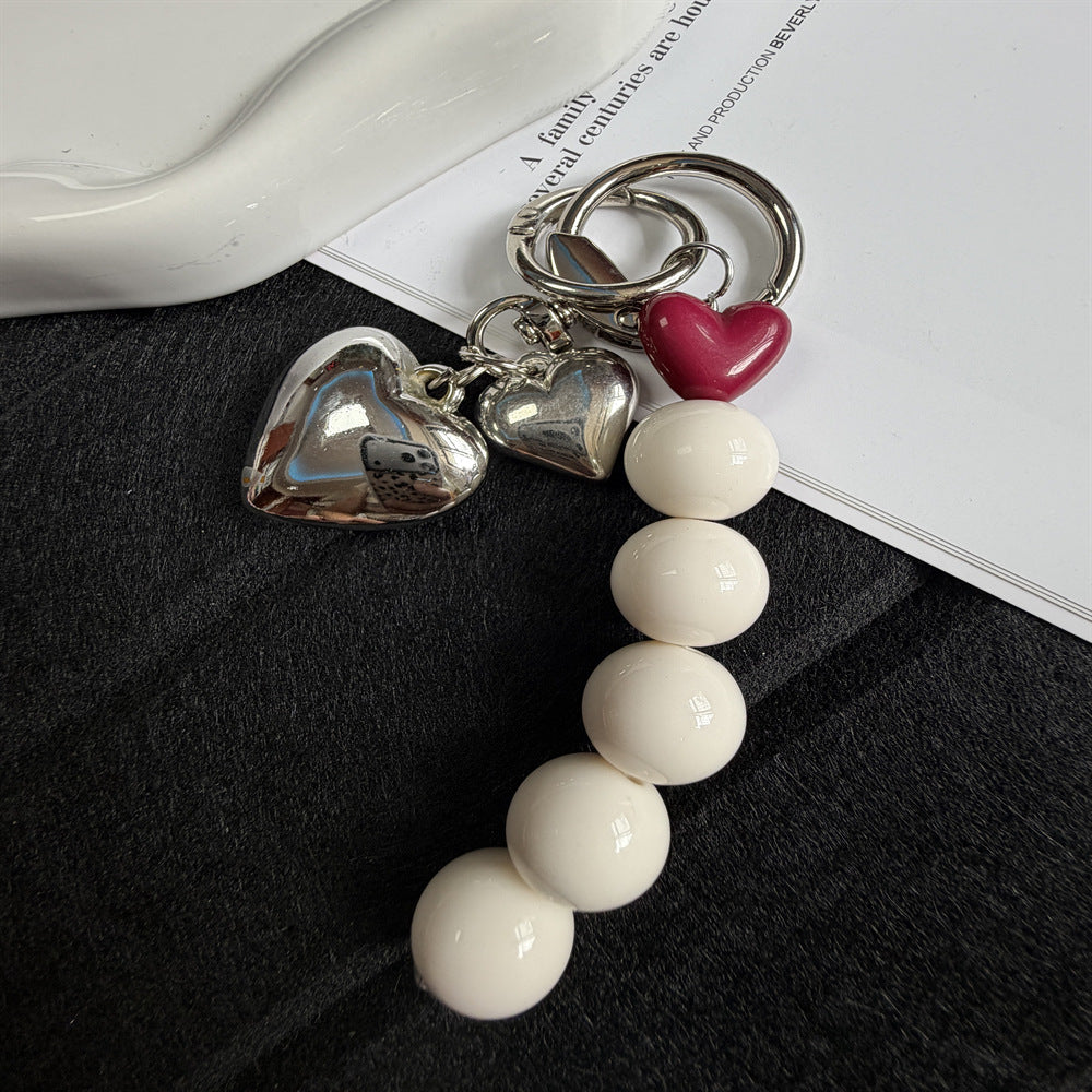 Decorative Heart-Themed Keychain Stornfield