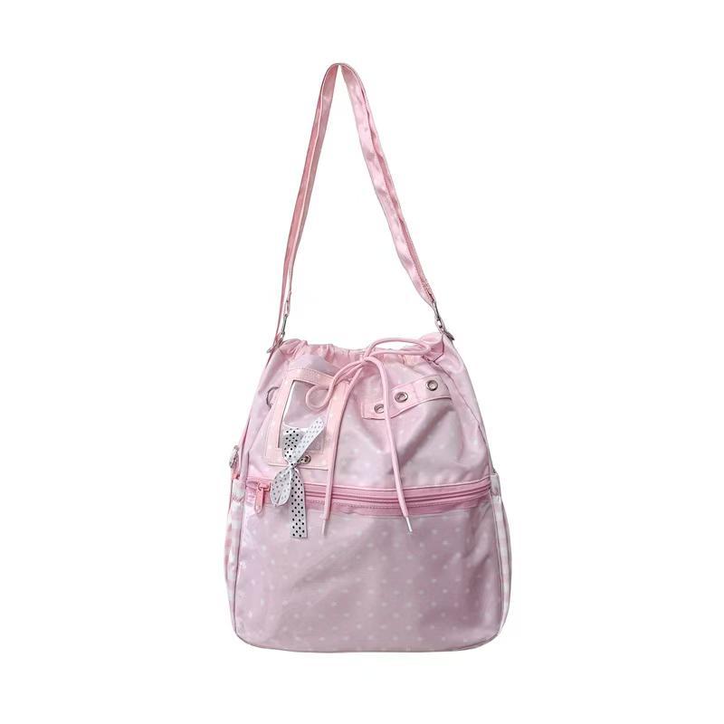 Shoulder bag with practical compartments and playful design Stornfield