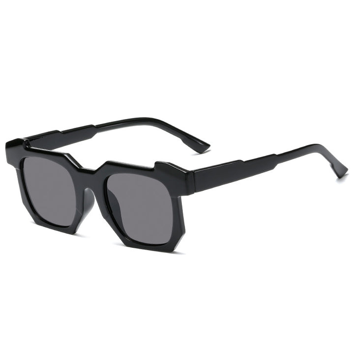 Ladies geometric sunglasses with striking, high-quality plastic frame Stornfield