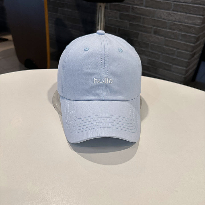 Unisex Casual Cotton Baseball Cap with Embroidered Message Stornfield