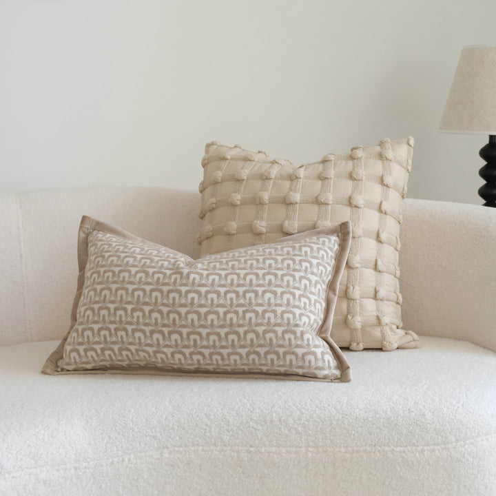 Textured Throw Cushion for Living Room Decor