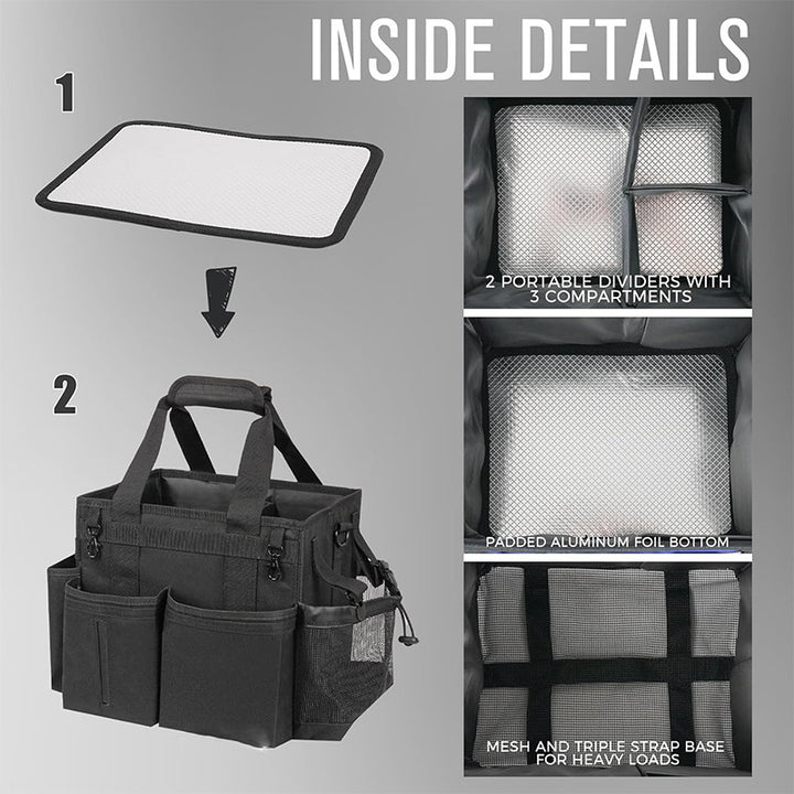 Versatile storage bag with multiple compartments Stornfield