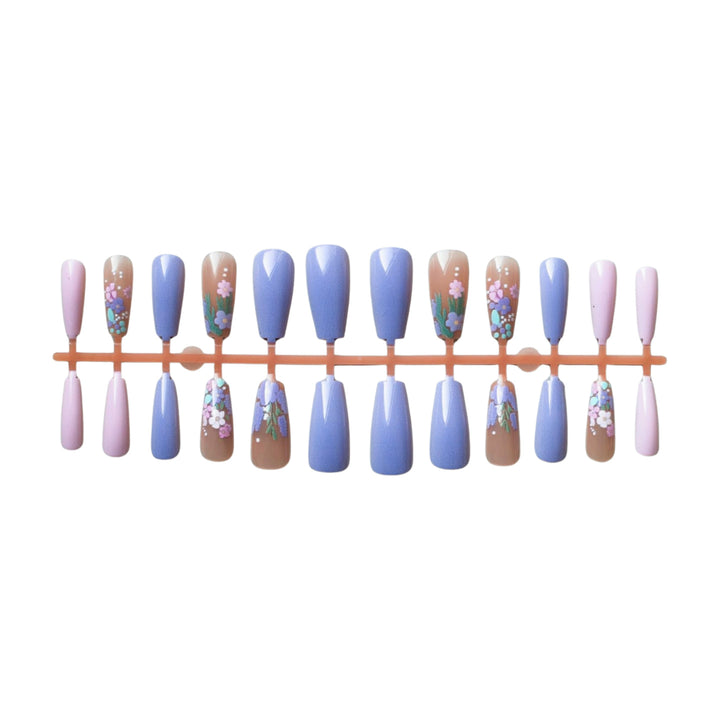 Artistic Floral Nail Design Set