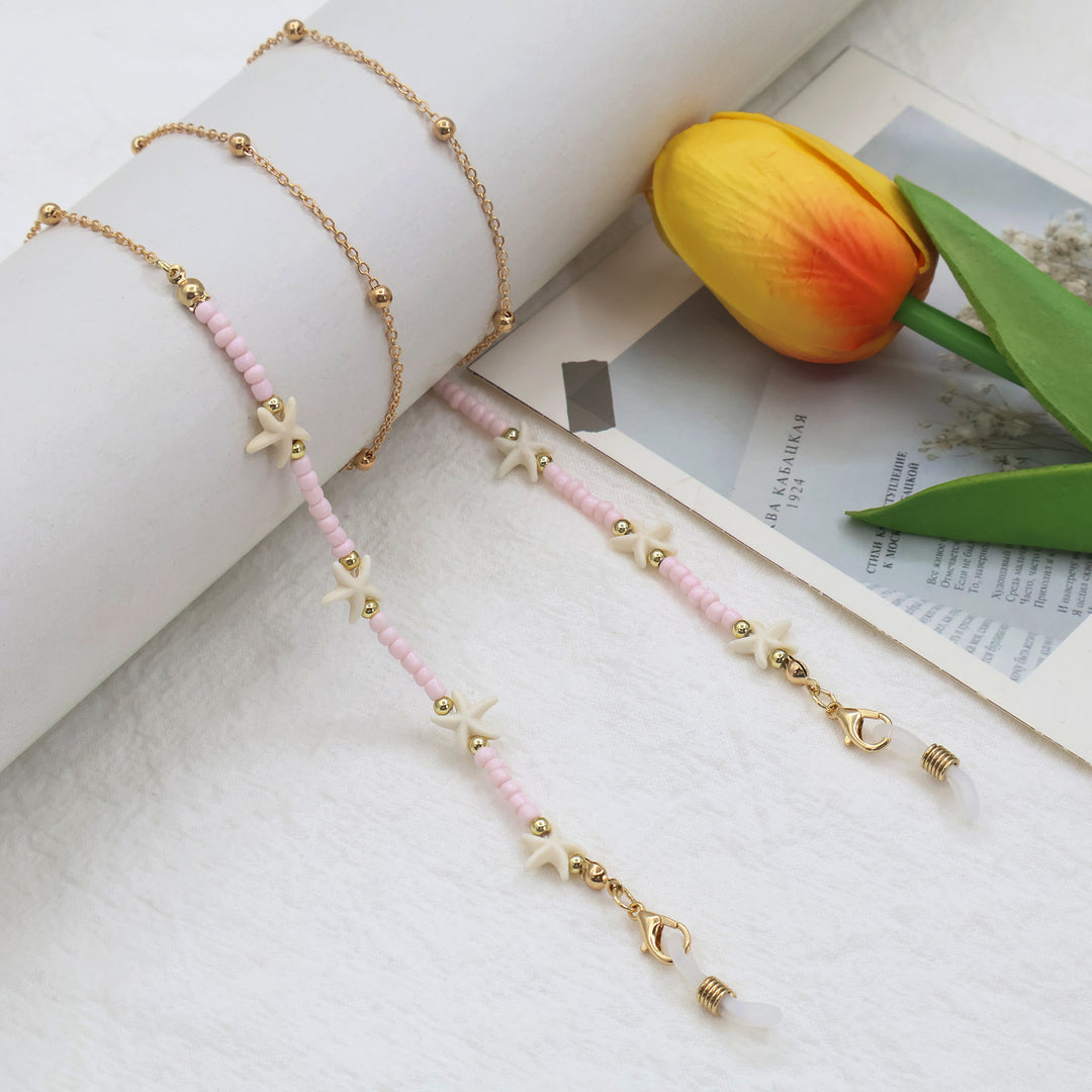 Beach-Inspired Beaded Eyewear Chain Stornfield