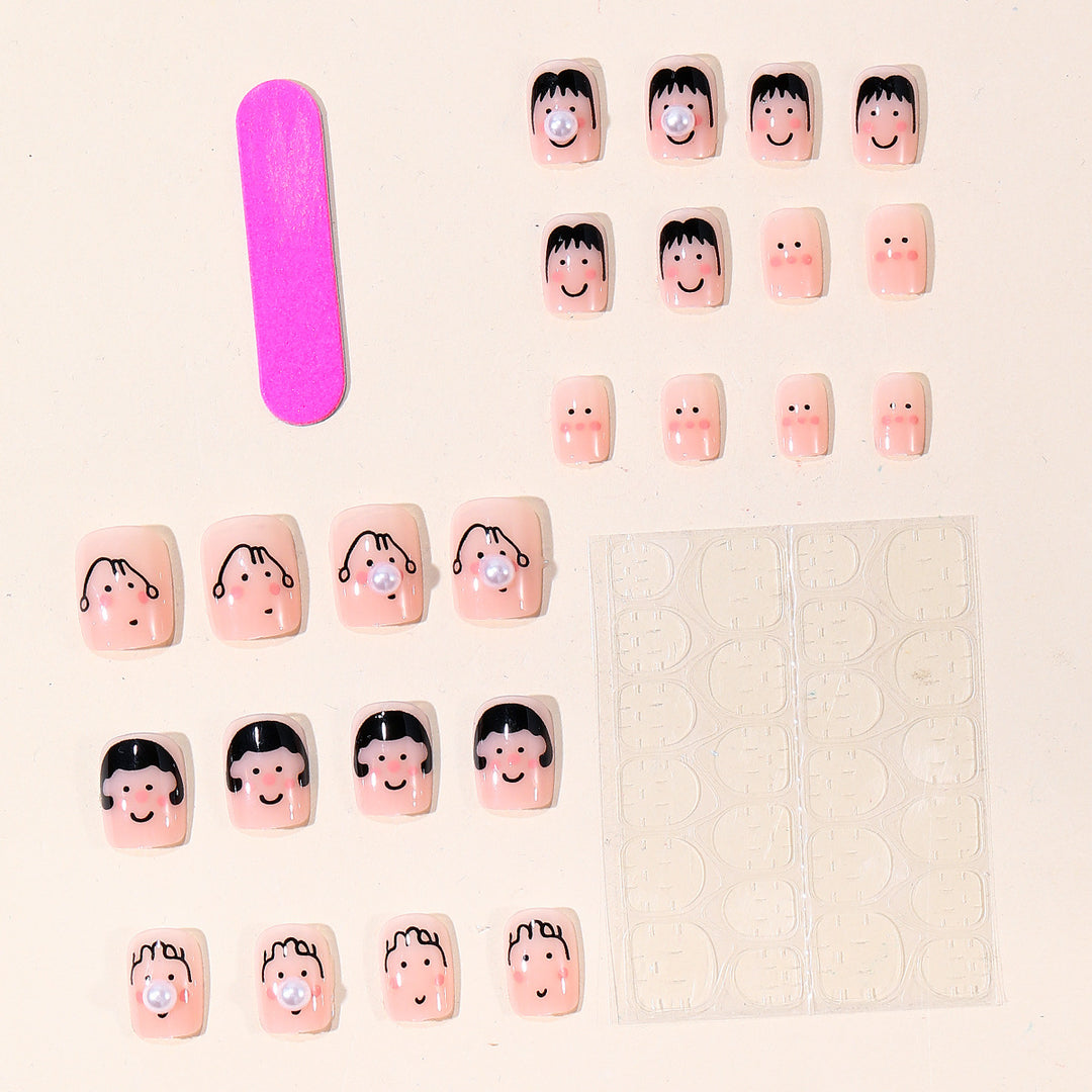 Whimsical Character Nail Art Stornfield