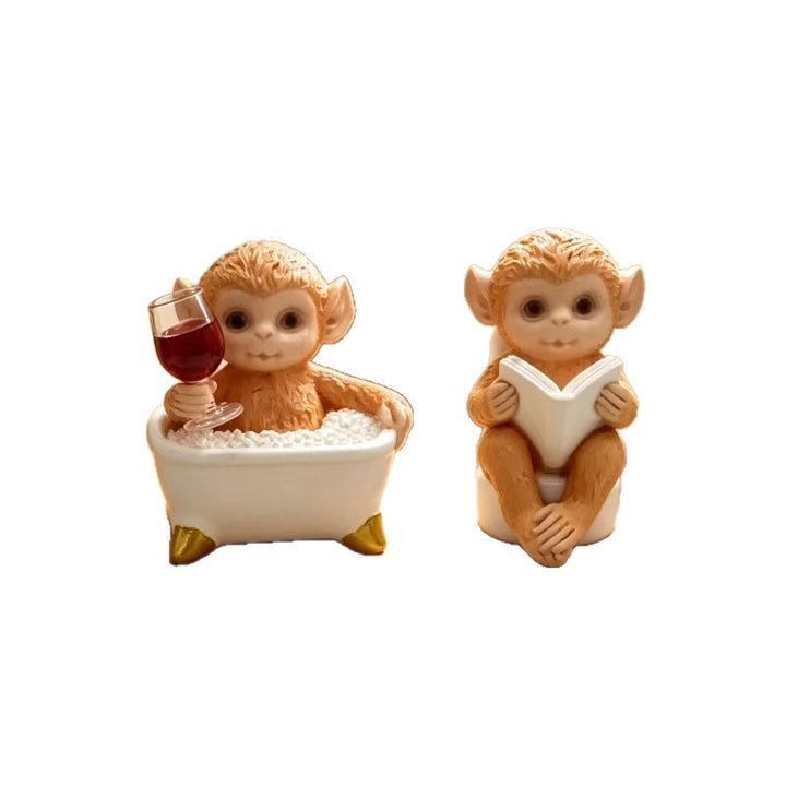 Decorative figure with monkey motifs Stornfield