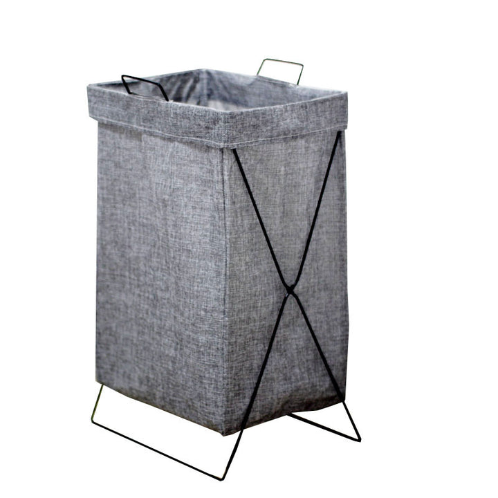 Decorative laundry basket with inspiring quotes Stornfield