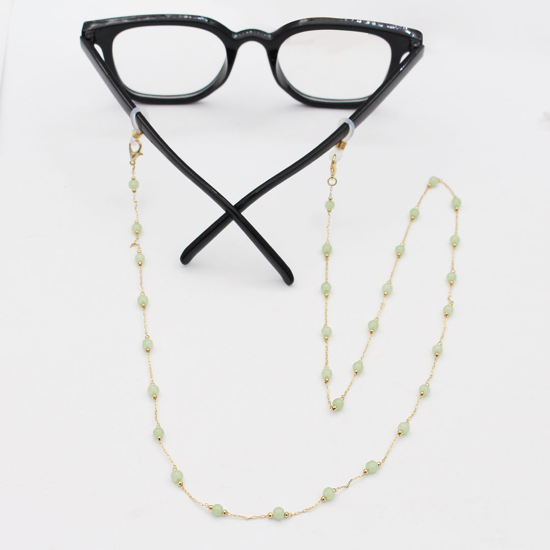 Elegant Beaded Eyewear Retainer Chain Stornfield