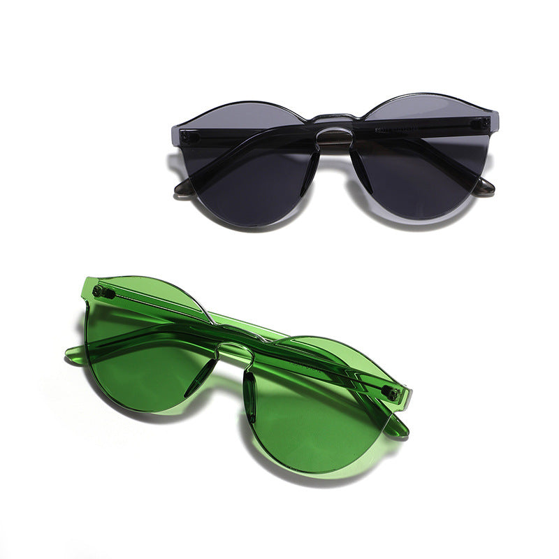 Women's stylish round sunglasses with innovative frame Wide Stornfield