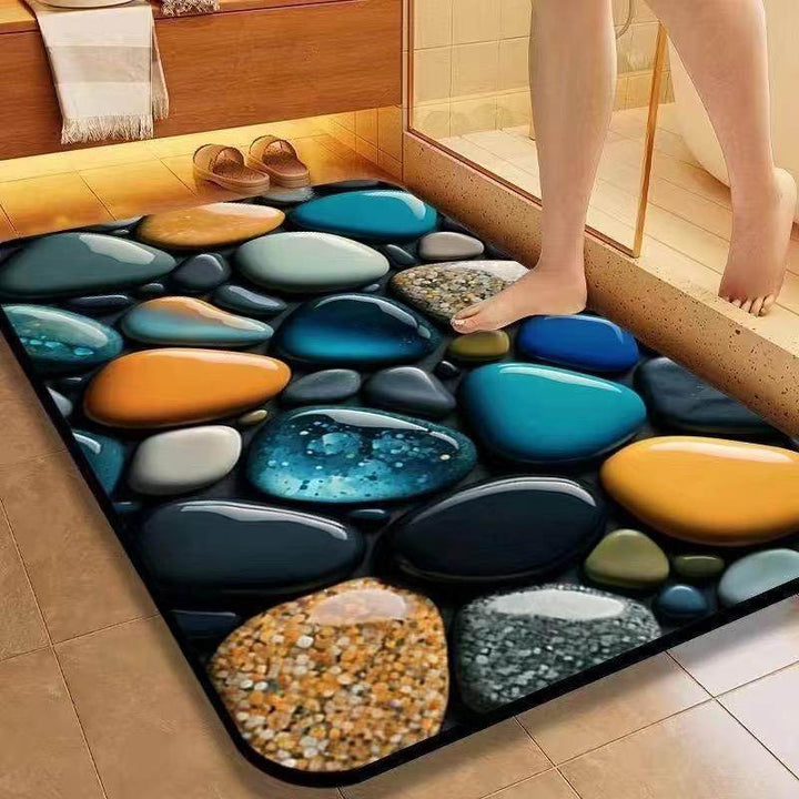 Nature-Inspired Decorative Bath Mat