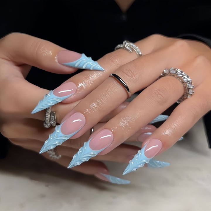 Artistic Sculpted Press-On Nails Stornfield