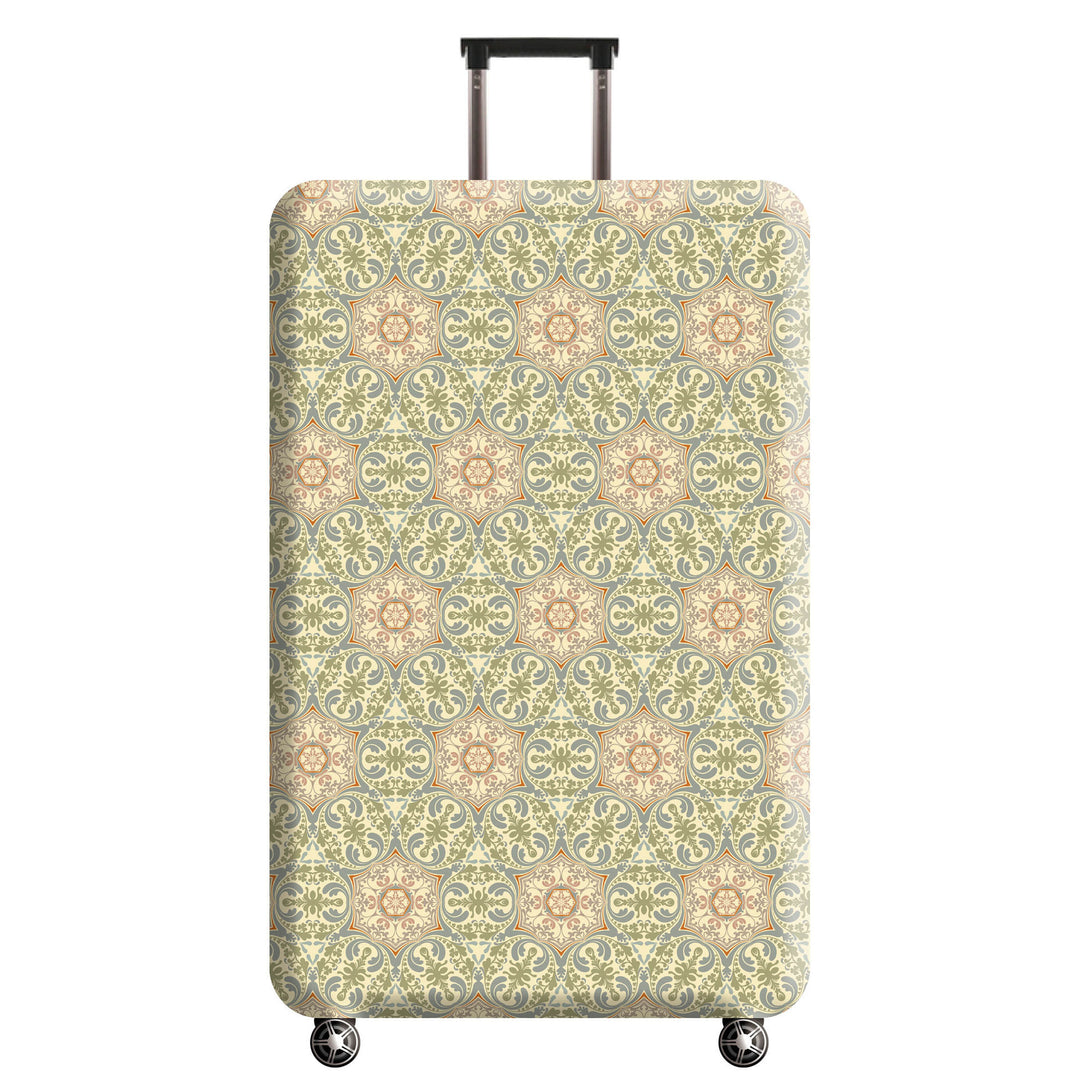 Women's Hard Shell Suitcase with Artistic Floral Pattern Stornfield