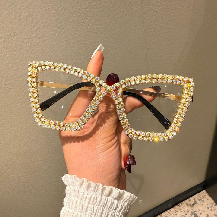 Women's extravagant sunglasses with sparkling crystal frame Stornfield