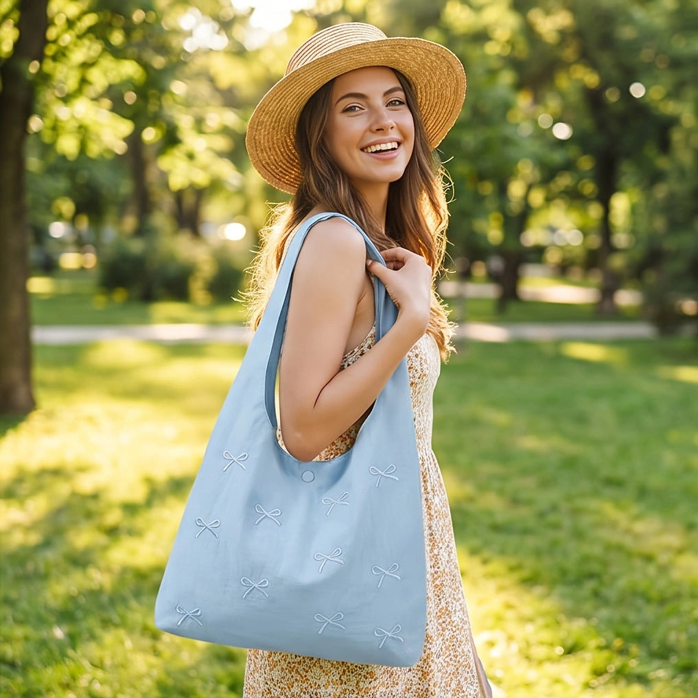 Tote bag with decorative bows Stornfield