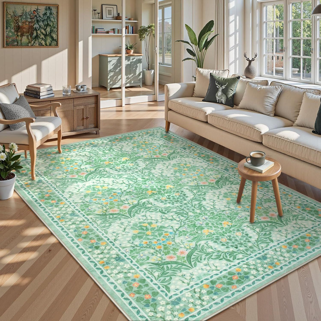 Floral Botanical Area Rug Stornfield