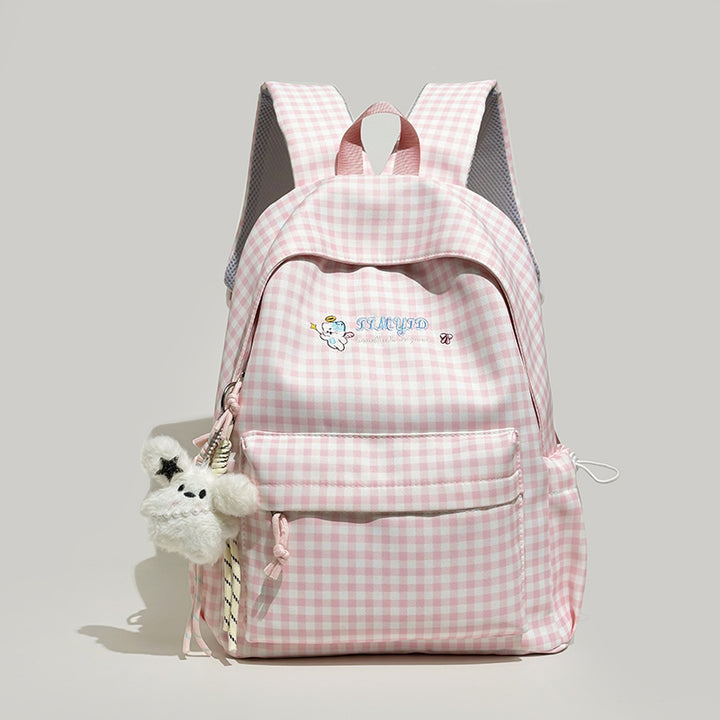 Cute Gingham Patterned Backpack Stornfield