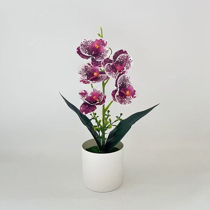 Artificial Orchid Plant for Home Decor and Indoor Display