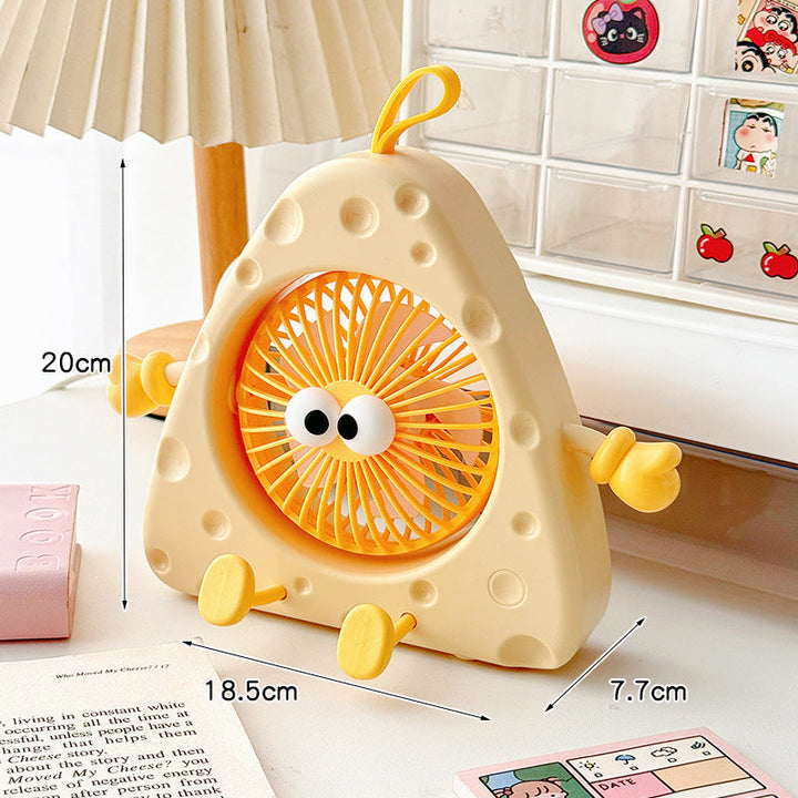 Ladies Portable Mini Table Fan with Cute Character Design Stornfield
