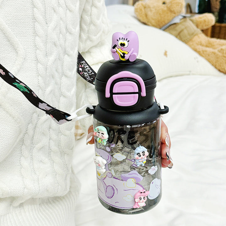 Ladies Insulated Water Bottle with Interactive Animal Head Lid Stornfield