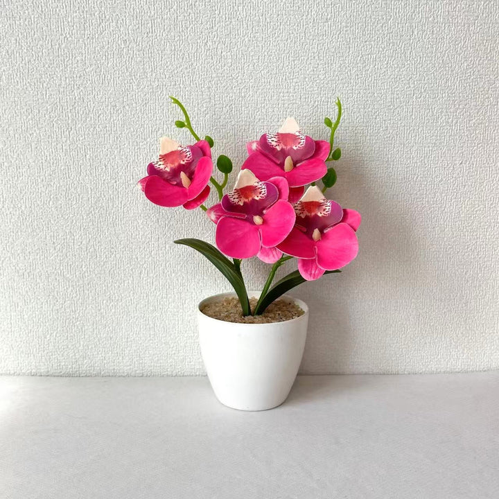 Elegant Synthetic Orchid Arrangement