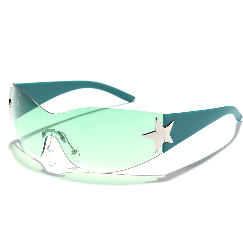 Women's futuristic design sunglasses with unique accents Stornfield