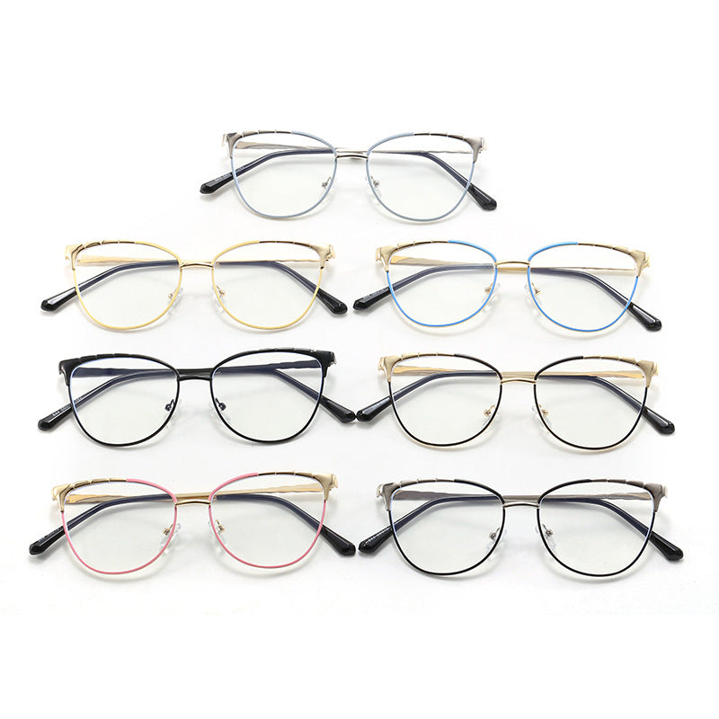 Ladies Cat-Eye Glasses with Fine Metal Accents Stornfield