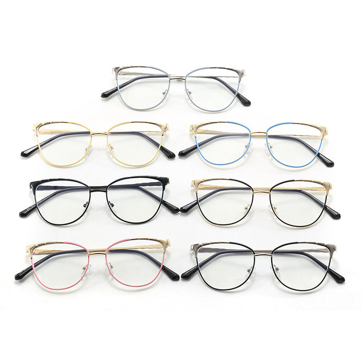 Ladies Cat-Eye Glasses with Fine Metal Accents Stornfield