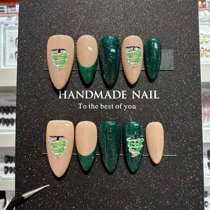 Handmade Seasonal Press-On Nail Set