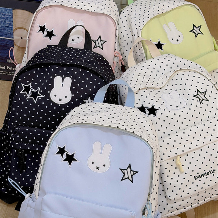 Cute Bunny-Embellished Backpack Stornfield