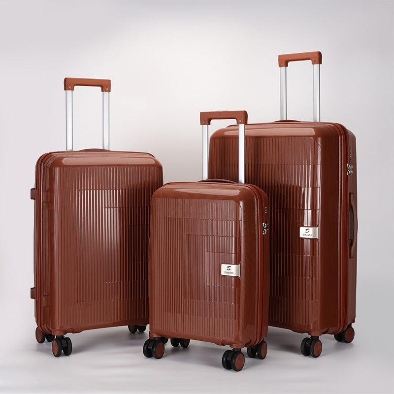 multi-size hardshell spinner luggage set with telescopic handles and double-spinner wheels Stornfield