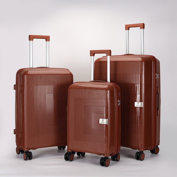 multi-size hardshell spinner luggage set with telescopic handles and double-spinner wheels Stornfield