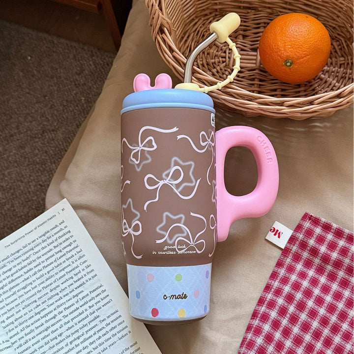Women's drinking container with cheerful cat design Stornfield