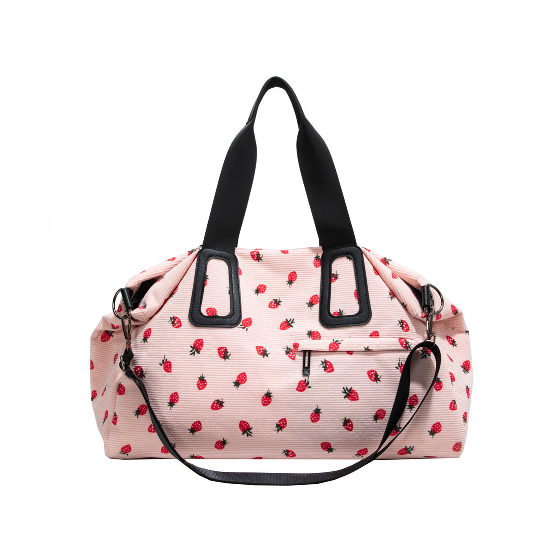 Tote bag with fruity design and multifunctional compartments Stornfield