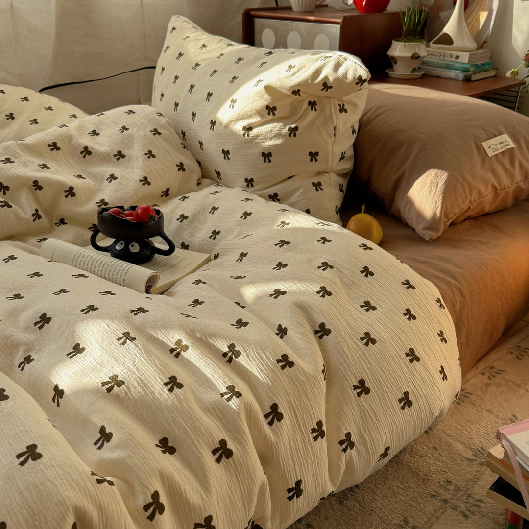 Quilted Duvet Cover Set