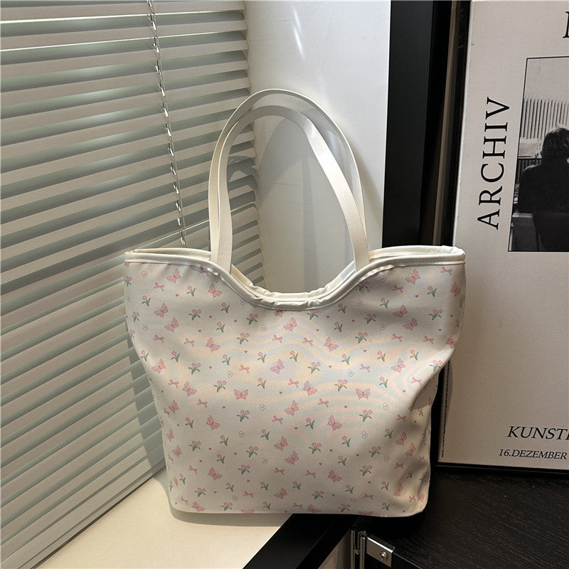 Floral Print Shopping Tote Bag Stornfield