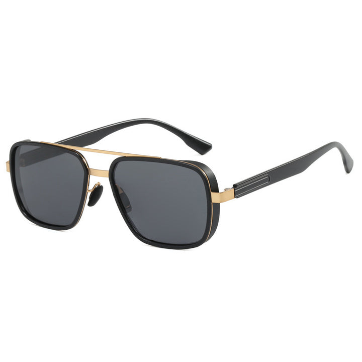 Ladies elegant square sunglasses with high-quality metal frame Stornfield