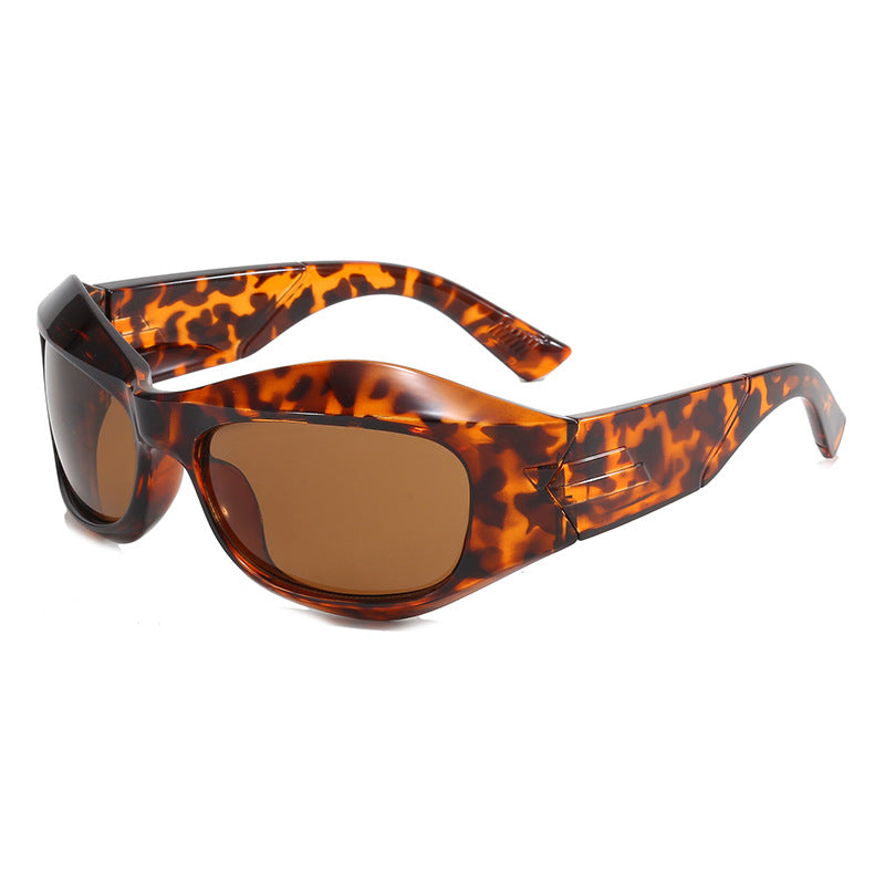 Women Retro Sunglasses in trendy Shield design Stornfield