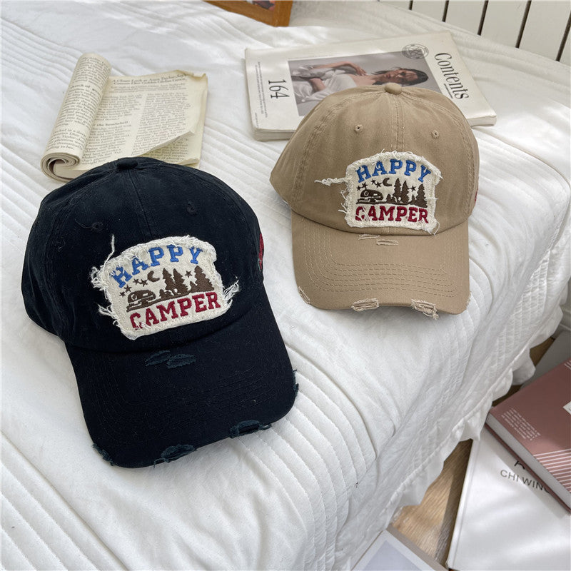 Men's Distressed Vintage-Inspired Baseball Cap Stornfield