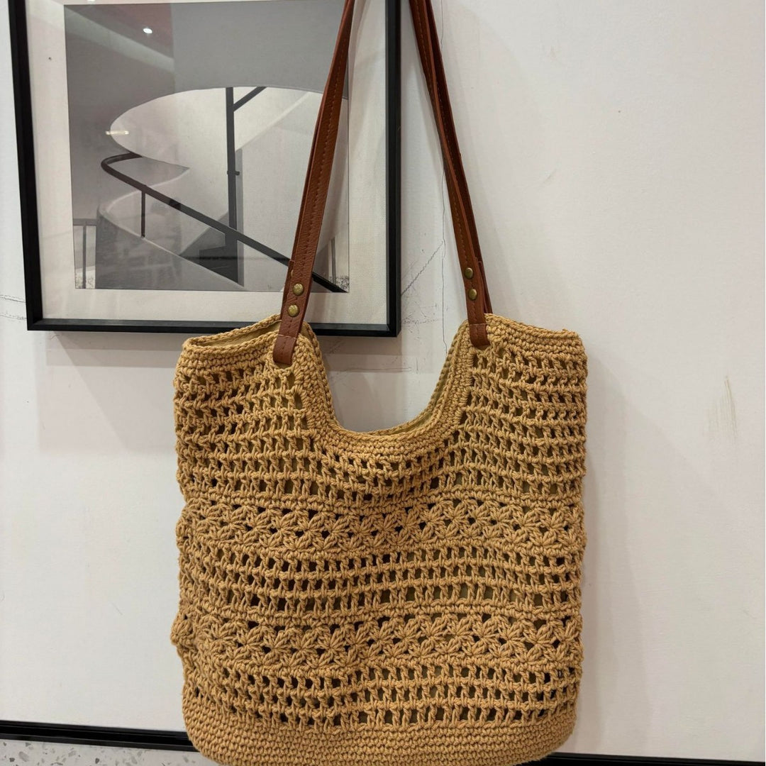 Handcrafted coarse mesh tote bag Stornfield