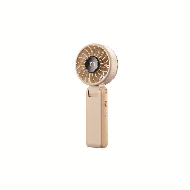 Ladies Portable Mini Hand Fan with Digital Display Stornfield