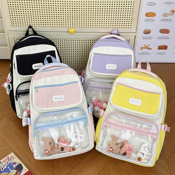 Multi-Pocket Transparent Backpack Stornfield