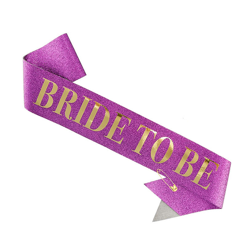 Ladies Glittering Bride Sash Stornfield
