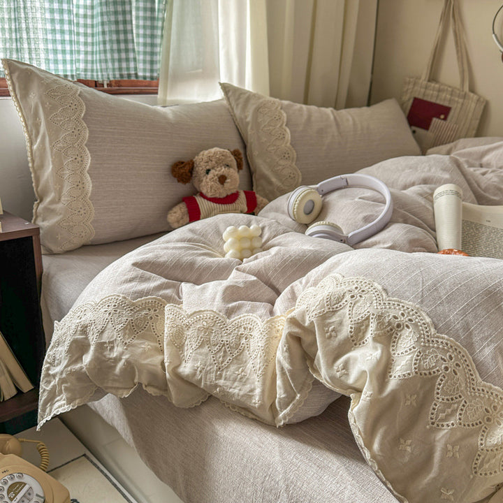 Elegant Embroidered Bedding Set