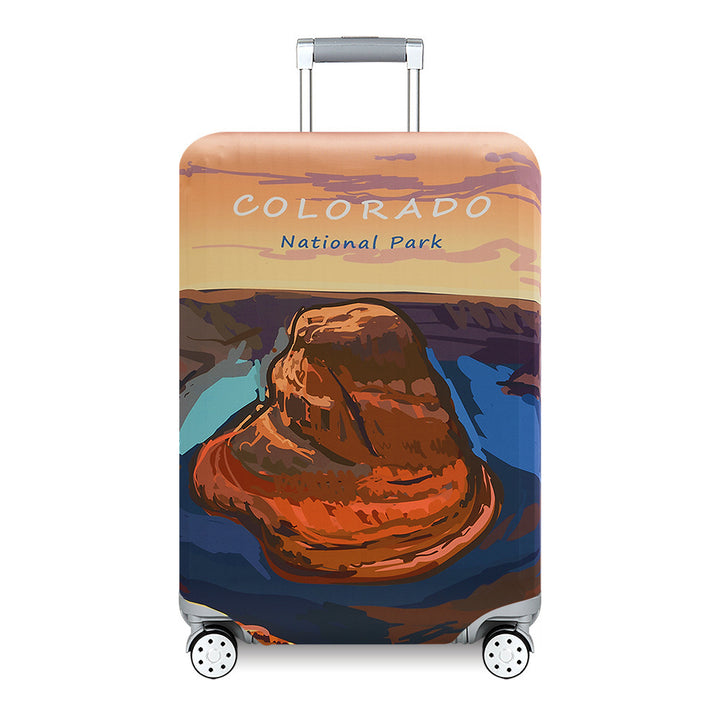 Unisex nan Kids Luggage Cover for Hard Shell Suitcases with Fun Space Design made of Elastic Polyester-Spandex Stornfield