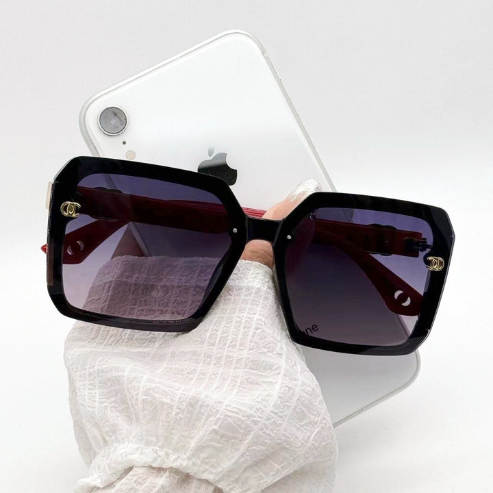 Ladies Fashion Sunglasses with distinctive square frame and luxurious accents Stornfield