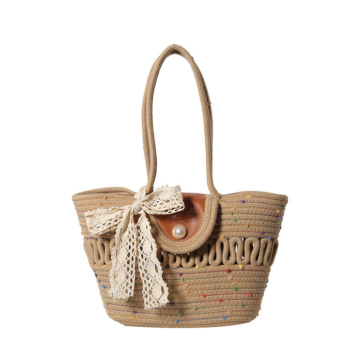 Colorful Woven Tote Bag