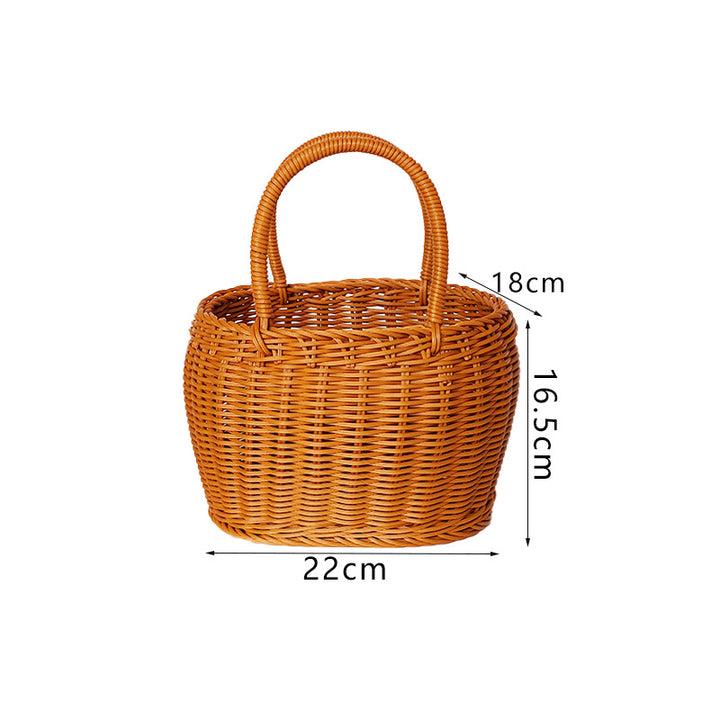 Stylish Handwoven Wicker Picnic Basket Stornfield