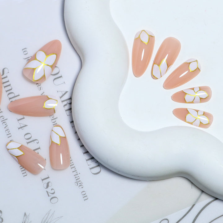 Floral Art Press-On Nail Set Stornfield